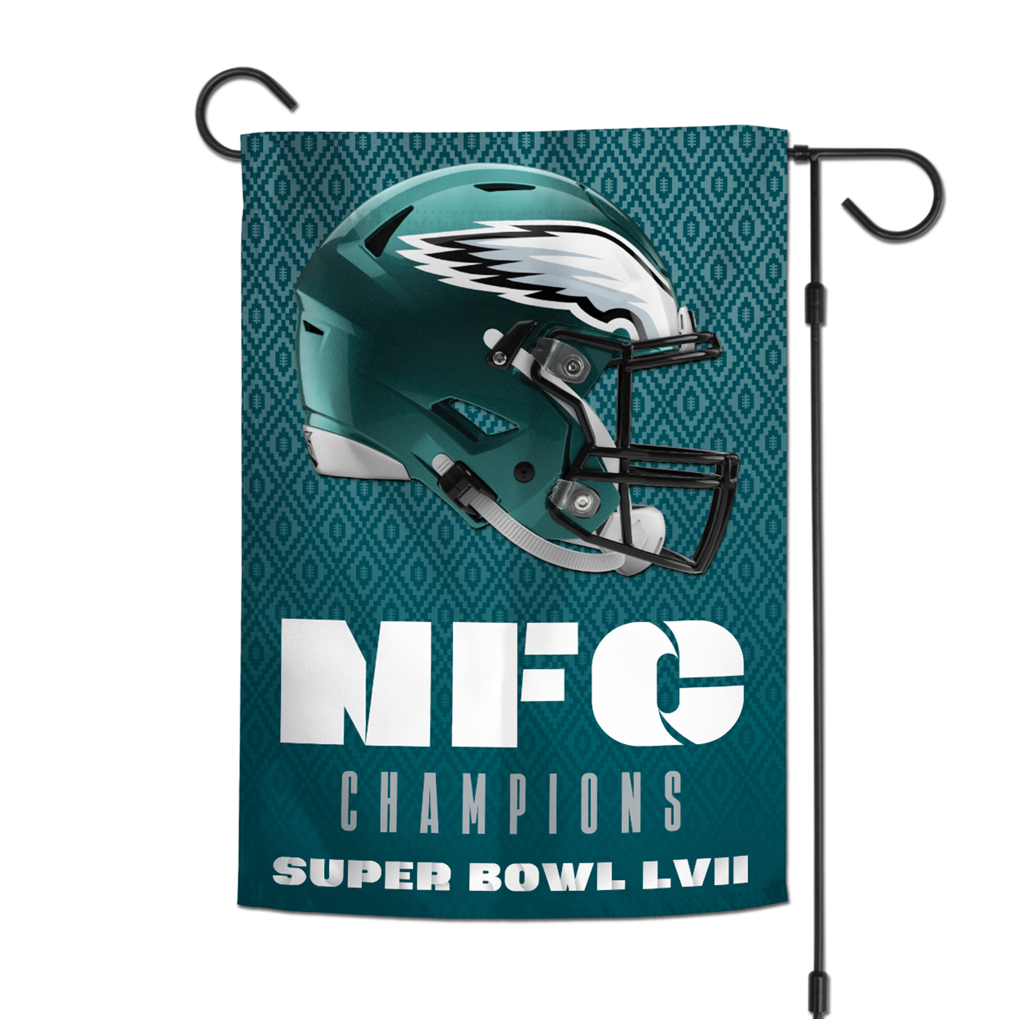 WinCraft Philadelphia Eagles 2022 NFC Champions 12“ x 18“ doppelseitige Gartenflagge