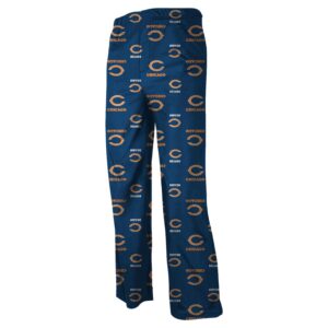 Chicago Bears Preschool Pyjamahose aus Flanell mit Allover-Logo – Marineblau