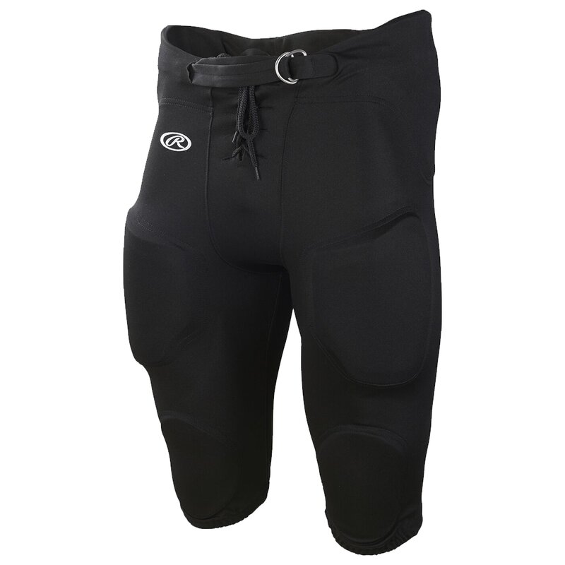 Rawlings FPPI Poly Integrated Pants, 7 Pad All in One Hose – schwarz Gr. 2XL