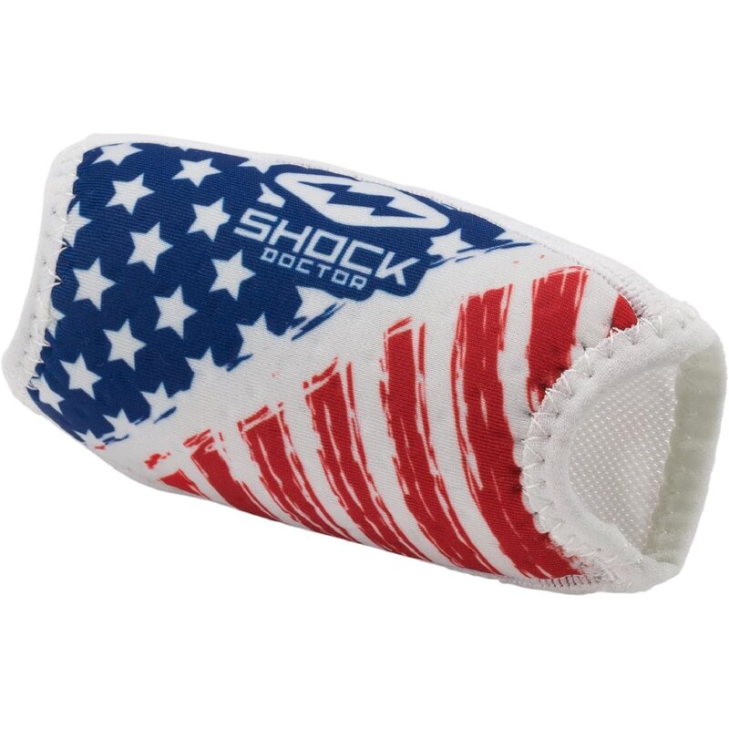 Shock Doctor Showtime Kinnriemenüberzug, Chin Strap Cover – stars and stripes