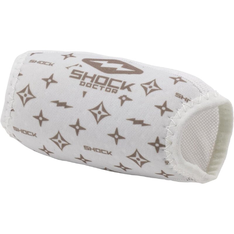 Shock Doctor Showtime Kinnriemenüberzug, Chin Strap Cover – white-gold-lux