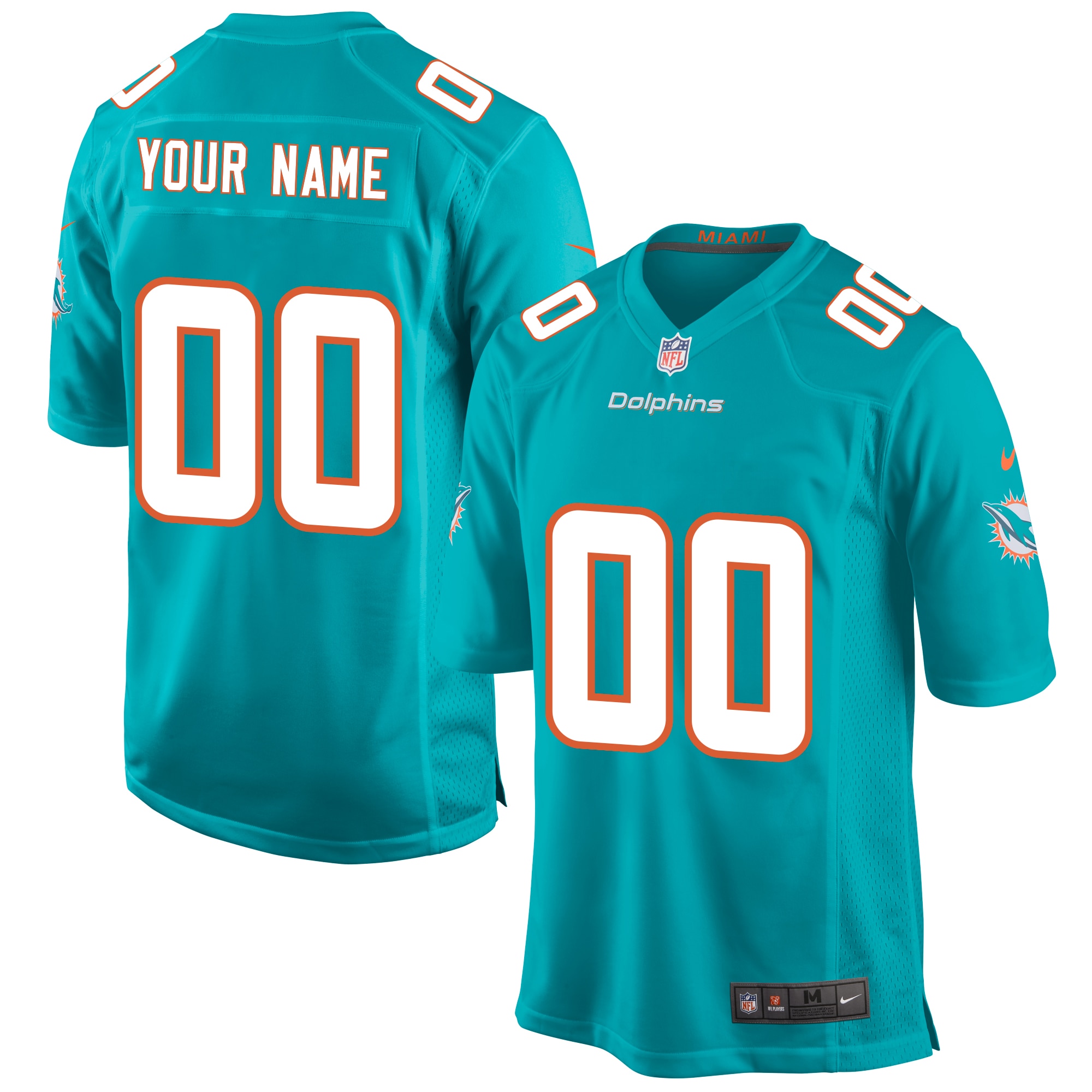 Miami Dolphins Nike Game Heimtrikot – Personalisiert – Jugendliche