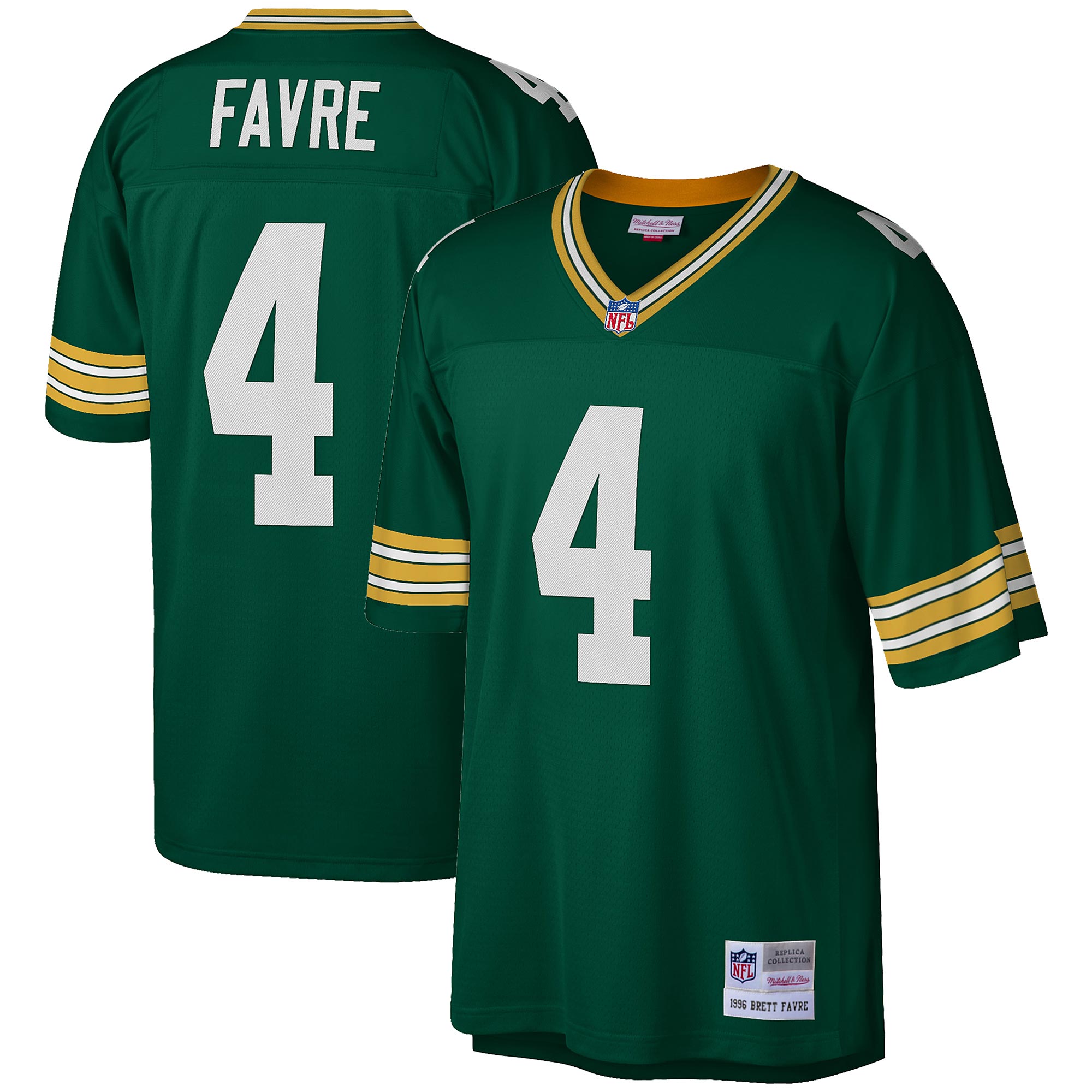 Green Bay Packers Mitchell & Ness Brett Favre 1996 Legacy Trikot – Herren