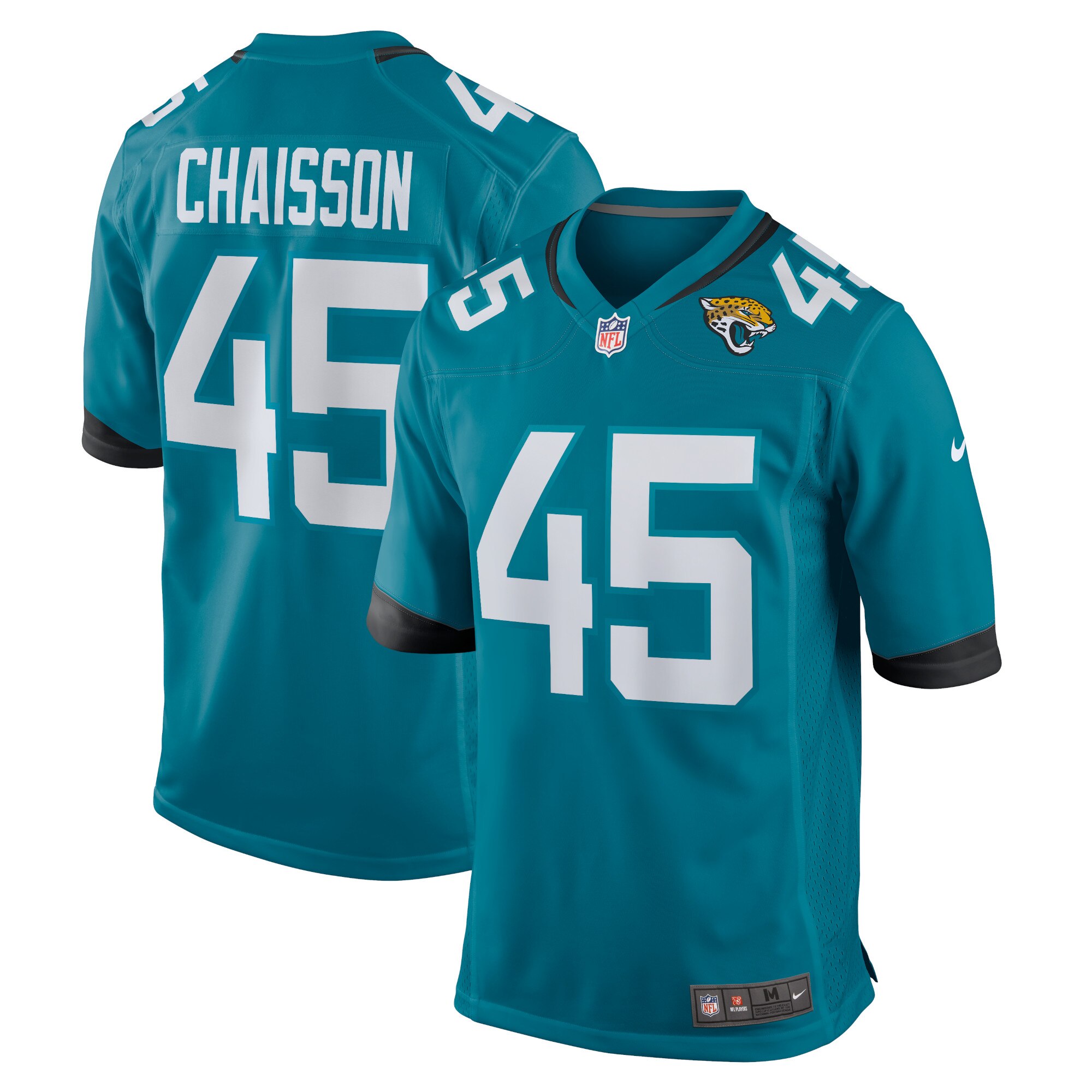 Jacksonville Jaguars Nike Spiel Alternatives Trikot – Blaugrün – K’Lavon Chaisson – Jugend