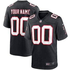 Atlanta Falcons Nike Game Alternate Jersey – Schwarz – Personalisiert – Herren