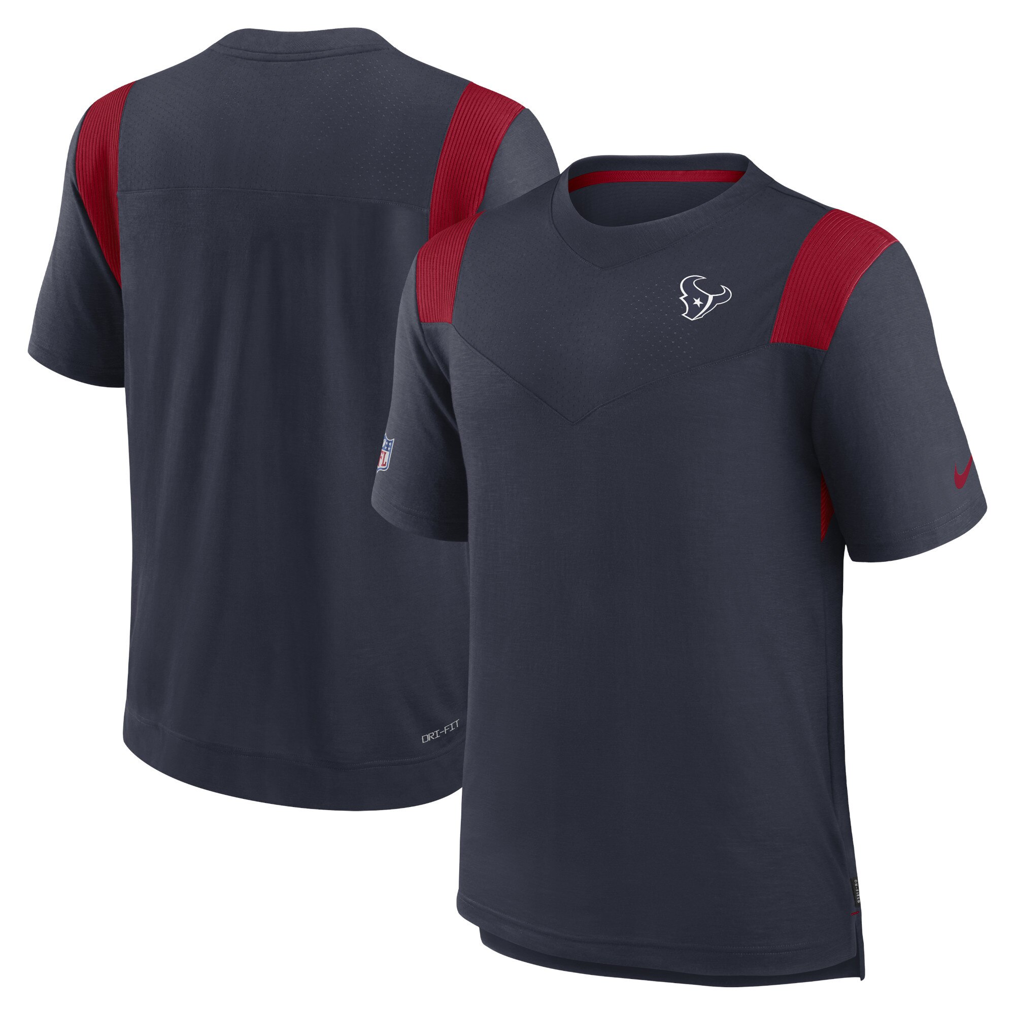 Houston Texans Nike Dri-FIT Player Kurzarmoberteil – Herren