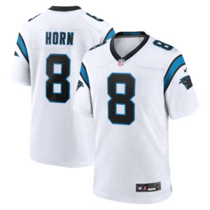 Carolina Panthers Nike Game Auswärtstrikot – Weiß – Jaycee Horn – Herren