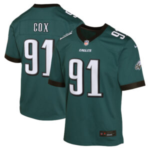 Philadelphia Eagles Nike Game Heimtrikot – Grün – Fletcher Cox – Jugendliche