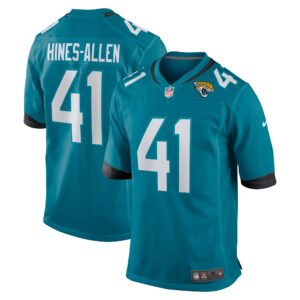 Jacksonville Jaguars Nike Game Heimtrikot – Blaugrün – Josh Hines-Allen – Herren