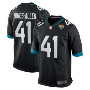 Jacksonville Jaguars Nike Game Ausweichtrikot – Schwarz – Josh Hines-Allen – Herren