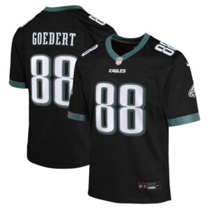 Philadelphia Eagles Nike Game Alternatives Trikot – Schwarz – Dallas Goedert – Jugend