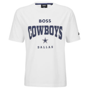 BOSS X NFL Dallas Cowboys Huddle T-Shirt für Herren, weiß