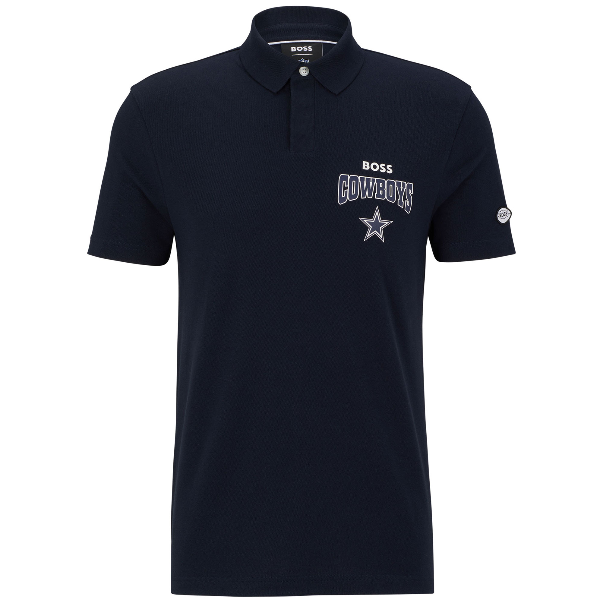 BOSS X NFL Dallas Cowboys Punter-Poloshirt für Herren in Marineblau/Weiß