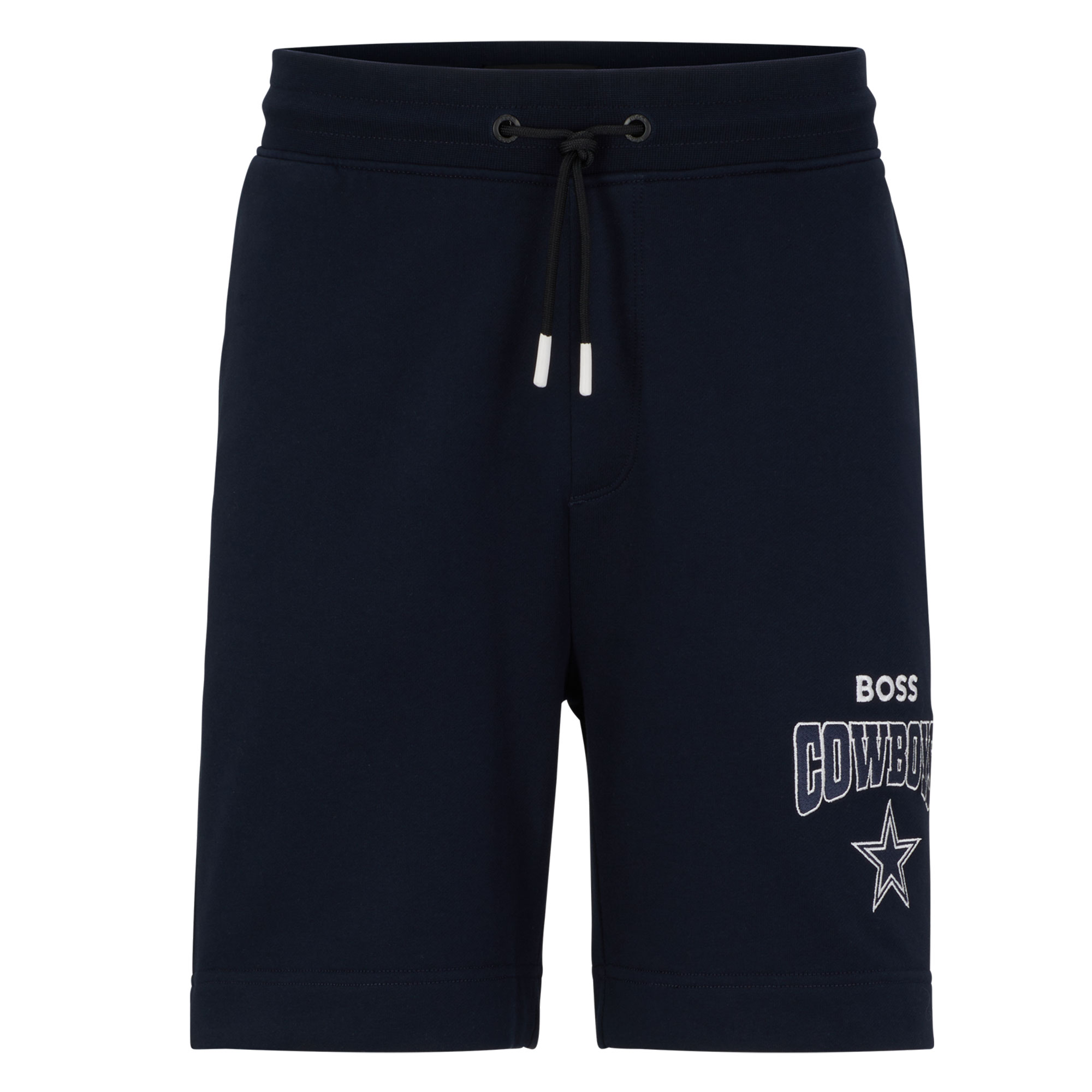 BOSS X NFL Dallas Cowboys Snap-Shorts für Herren in Marineblau/Weiß