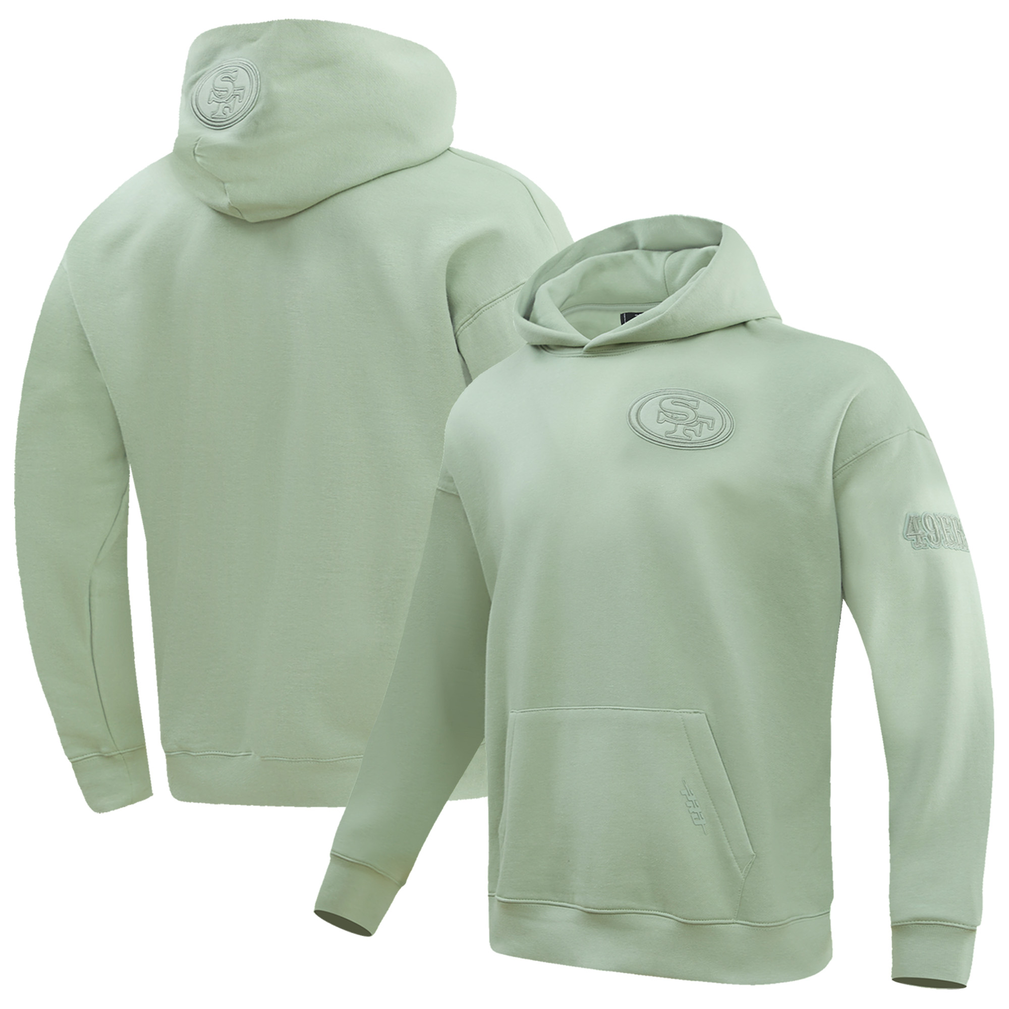 San Francisco 49ers Pro Standard Hellgrüner Kapuzenpullover mit neutraler Schulterpartie für Herren