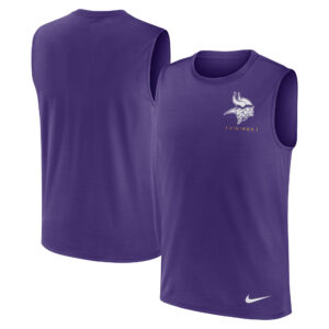 Lilafarbenes Nike Minnesota Vikings Muskel-Tanktop für Herren