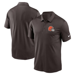 Nike Performance-Poloshirt mit Franchise-Logo der Cleveland Browns für Herren in Braun