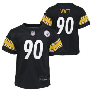 Pittsburgh Steelers Nike Heimspieltrikot – Schwarz – T.J. Watt – Kinder