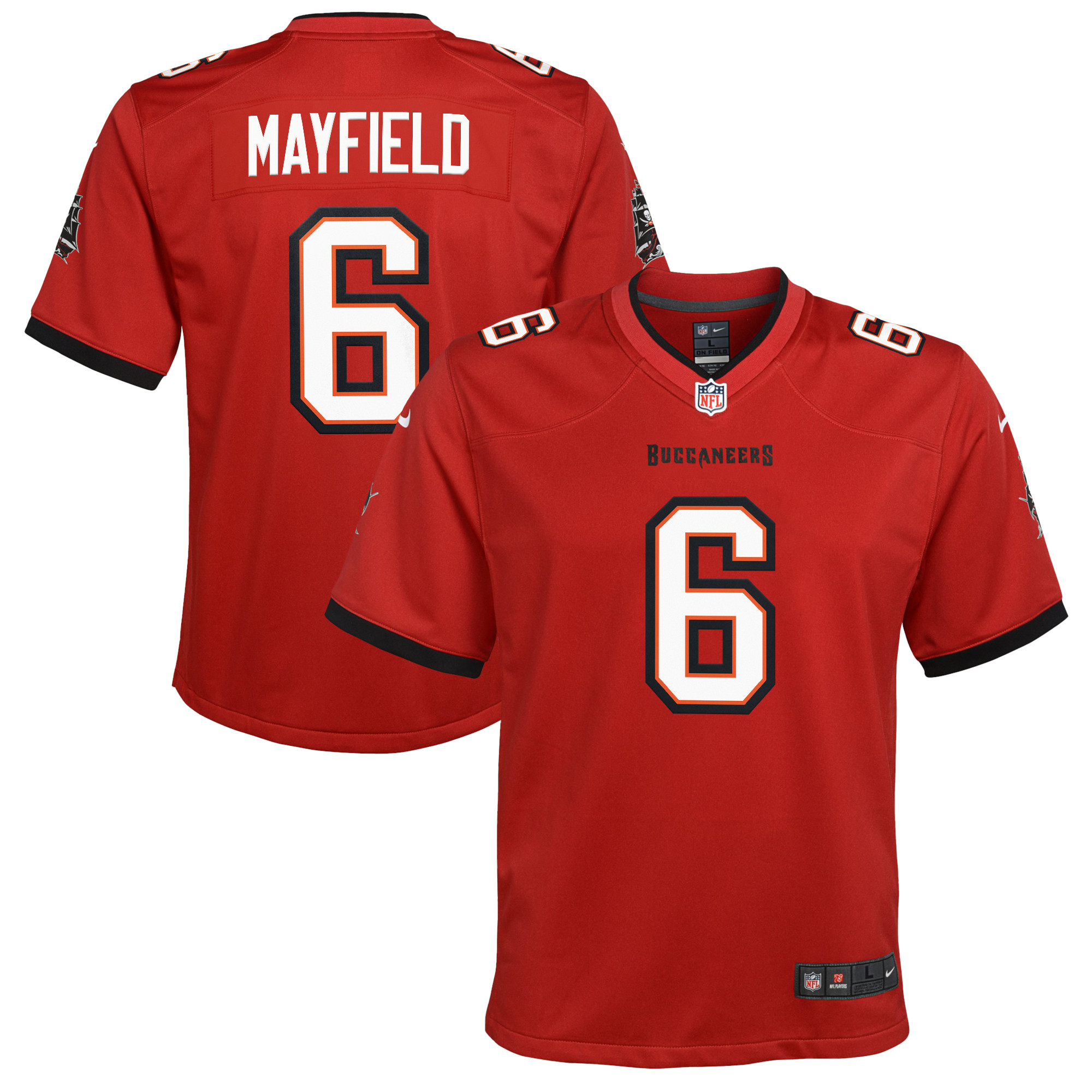 Tampa Bay Buccaneers Nike Heimspieltrikot – Rot – Baker Mayfield – Kinder