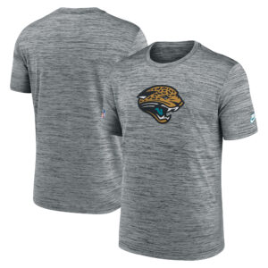 Herren Nike Heather Gray Jacksonville Jaguars Throwback Velocity Alternatives Logo Performance T-Shirt