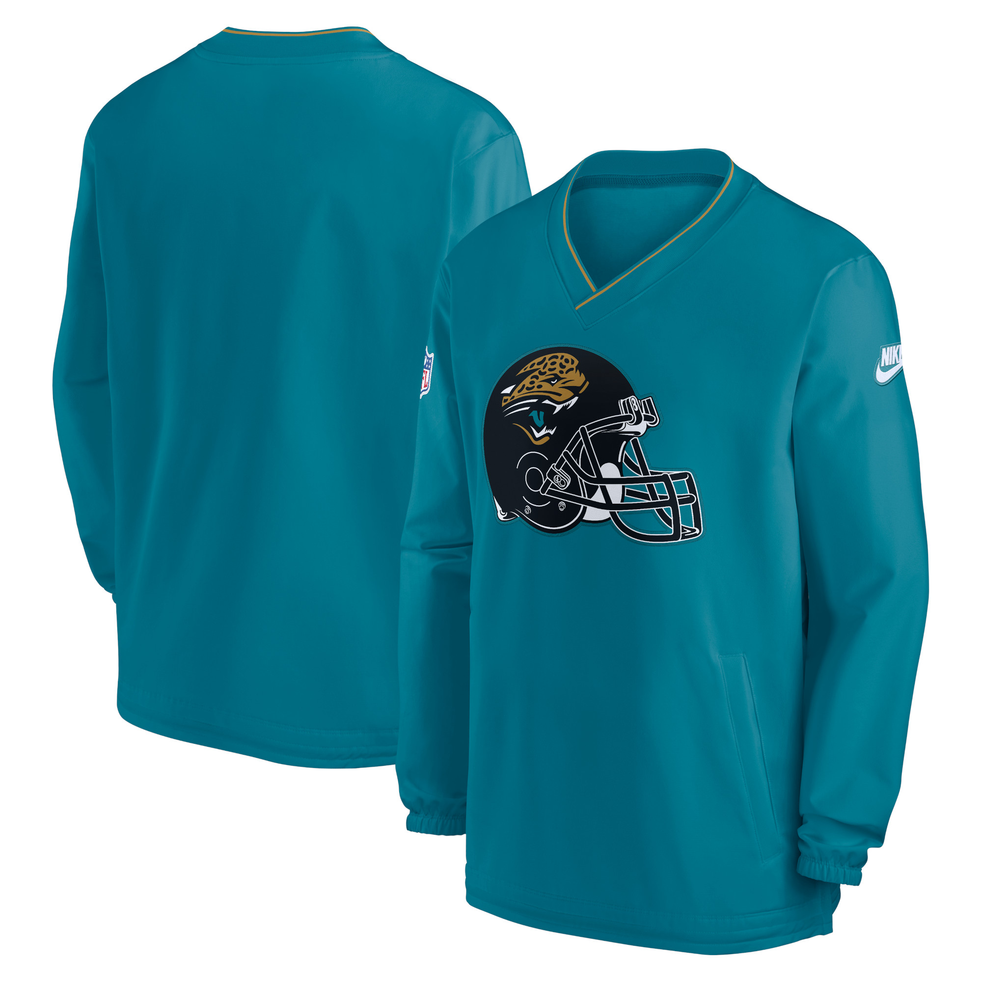 Nike – Jacksonville Jaguars Throwback – Windshirt mit alternativem Logo in Blaugrün für Herren