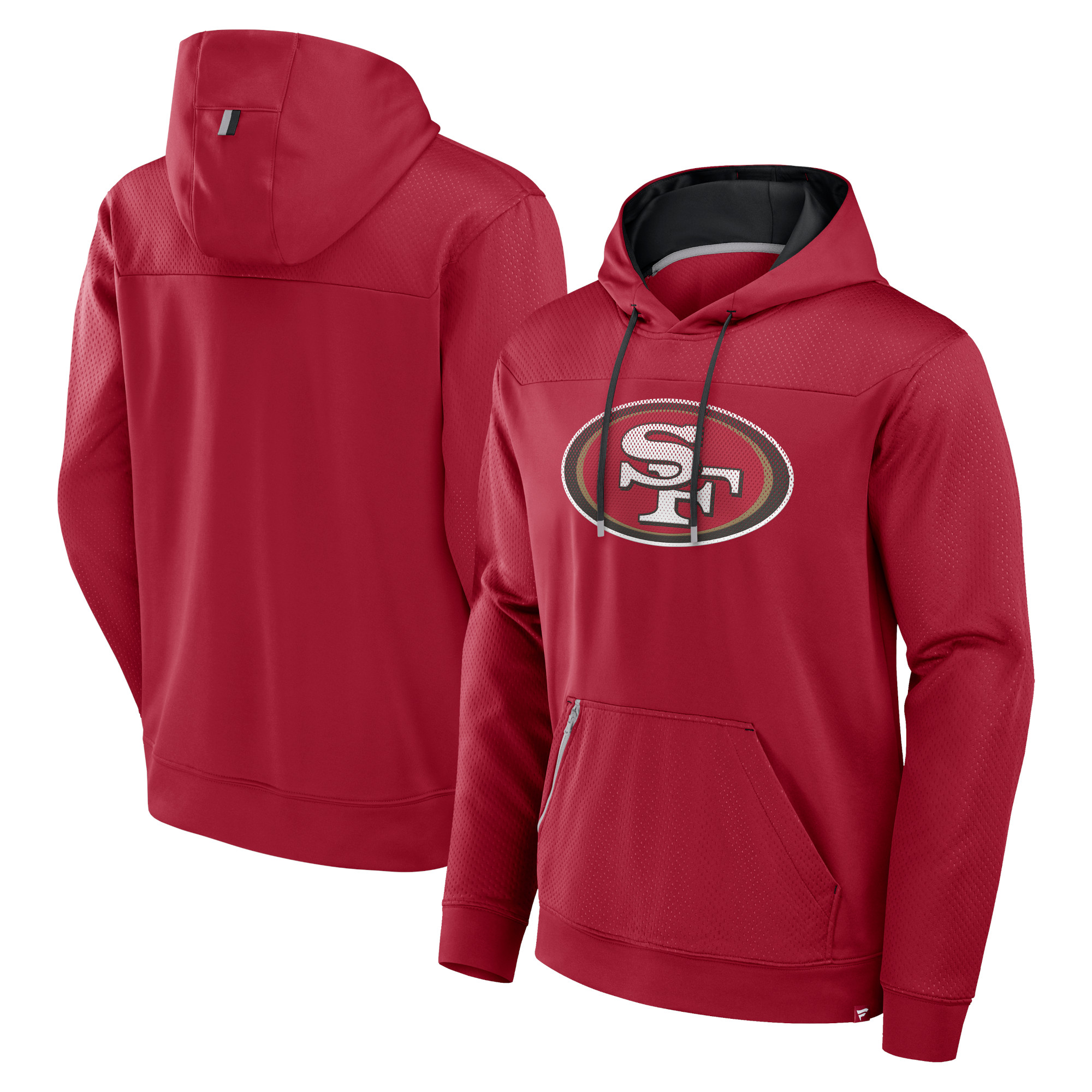 San Francisco 49ers Defender Dot Faded Primary Fleece Hoodie – Herren