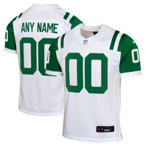 New York Jets Nike Classic Ausweichtrikot – Personalisiert – Jugendliche