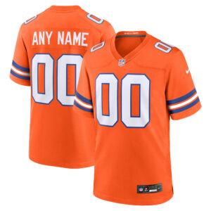 Denver Broncos Nike Mile High Collection 1977 Throwback Trikot – Personalisiert – Herren