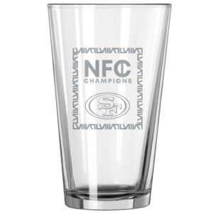 San Francisco 49ers 2023 NFC Champions 16oz Pintglas