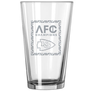 Kansas City Chiefs 2023 AFC Champions 16oz Pintglas