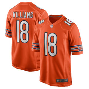 Chicago Bears Nike Game Ausweichtrikot – NFL 2024 Draft Auswahl der ersten Runde – Orange – Caleb Williams – Herren