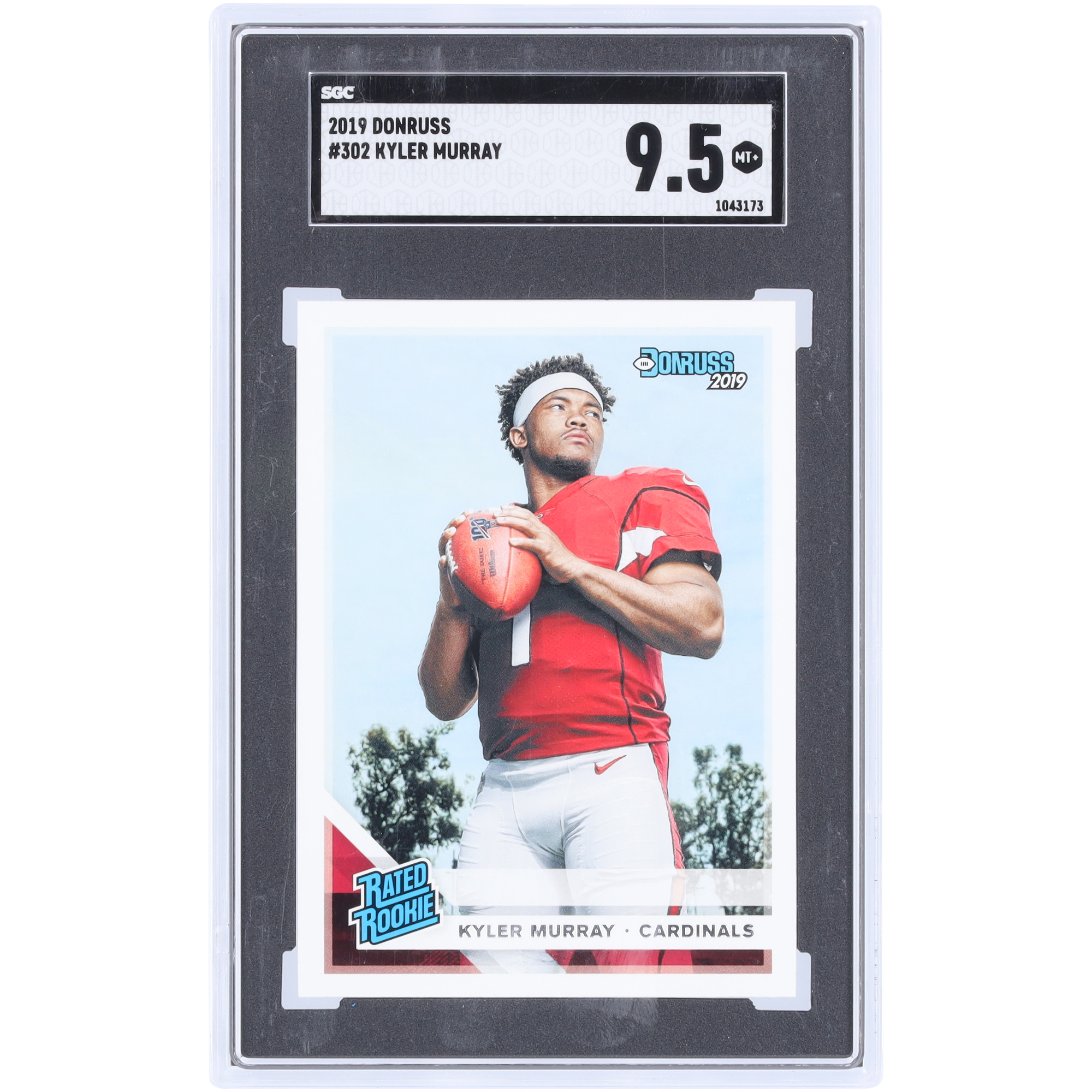 Kyler Murray Arizona Cardinals 2019 Panini Donruss bewertet Rookie #302 SGC authentifizierte 9,5 Rookie-Karte