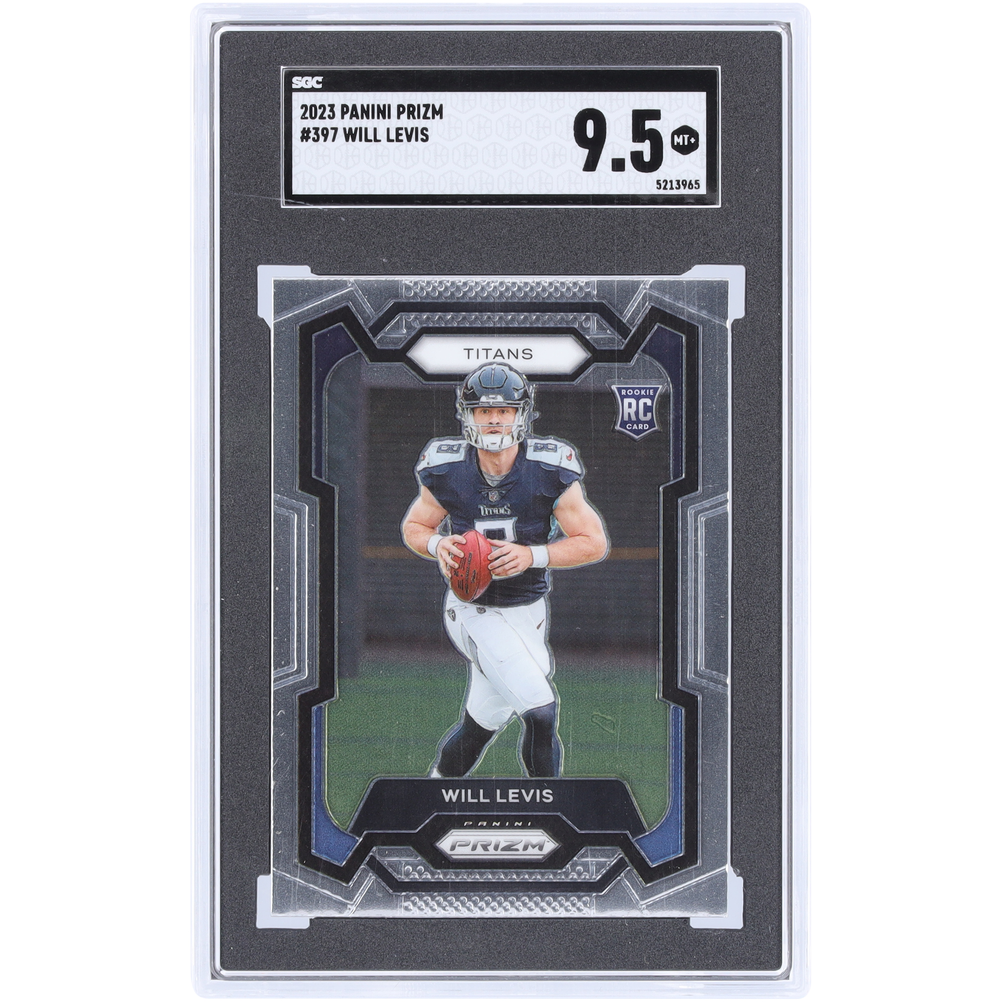 Will Levis Tennessee Titans 2023 Panini Prizm #397 SGC Authentifizierte 9.5 Rookie-Karte