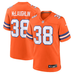 Denver Broncos Nike Mile High Collection 1977 Throwback Trikot – Orange – Jaleel McLaughlin – Herren