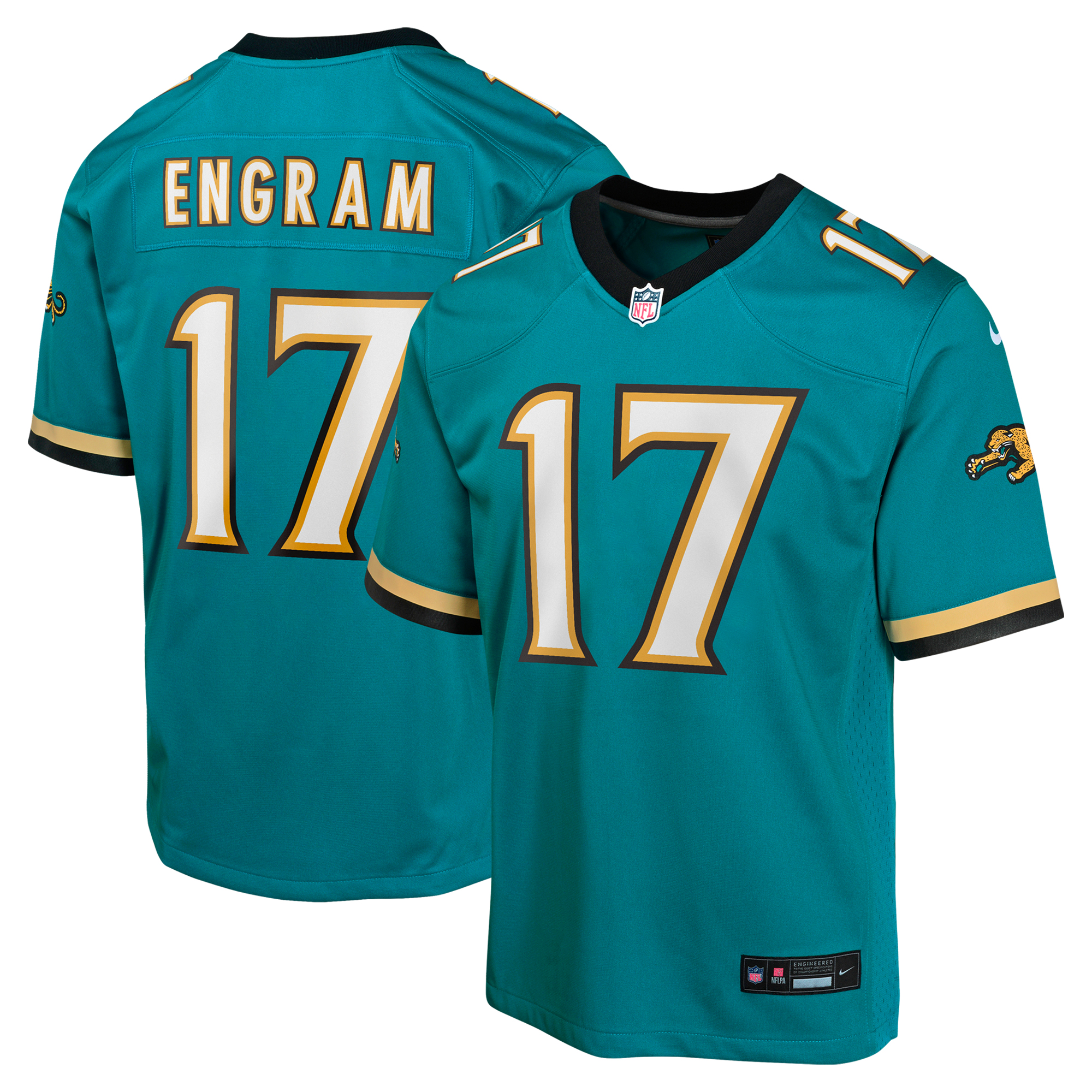 Jacksonville Jaguars Nike Game Sekundär Ausweichtrikot – Blaugrün – Evan Engram – Jugendliche