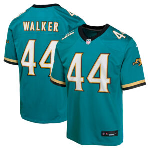 Jacksonville Jaguars Nike Game Sekundär Ausweichtrikot – Blaugrün – Travon Walker – Jugendliche