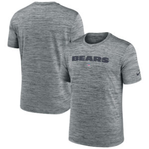 Nike Chicago Bears Velocity Performance-T-Shirt für Herren, Grau