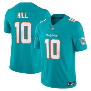 Nike Tyreek Hill Aqua Miami Dolphins Vapor F.U.S.E. Limited Trikot für Herren