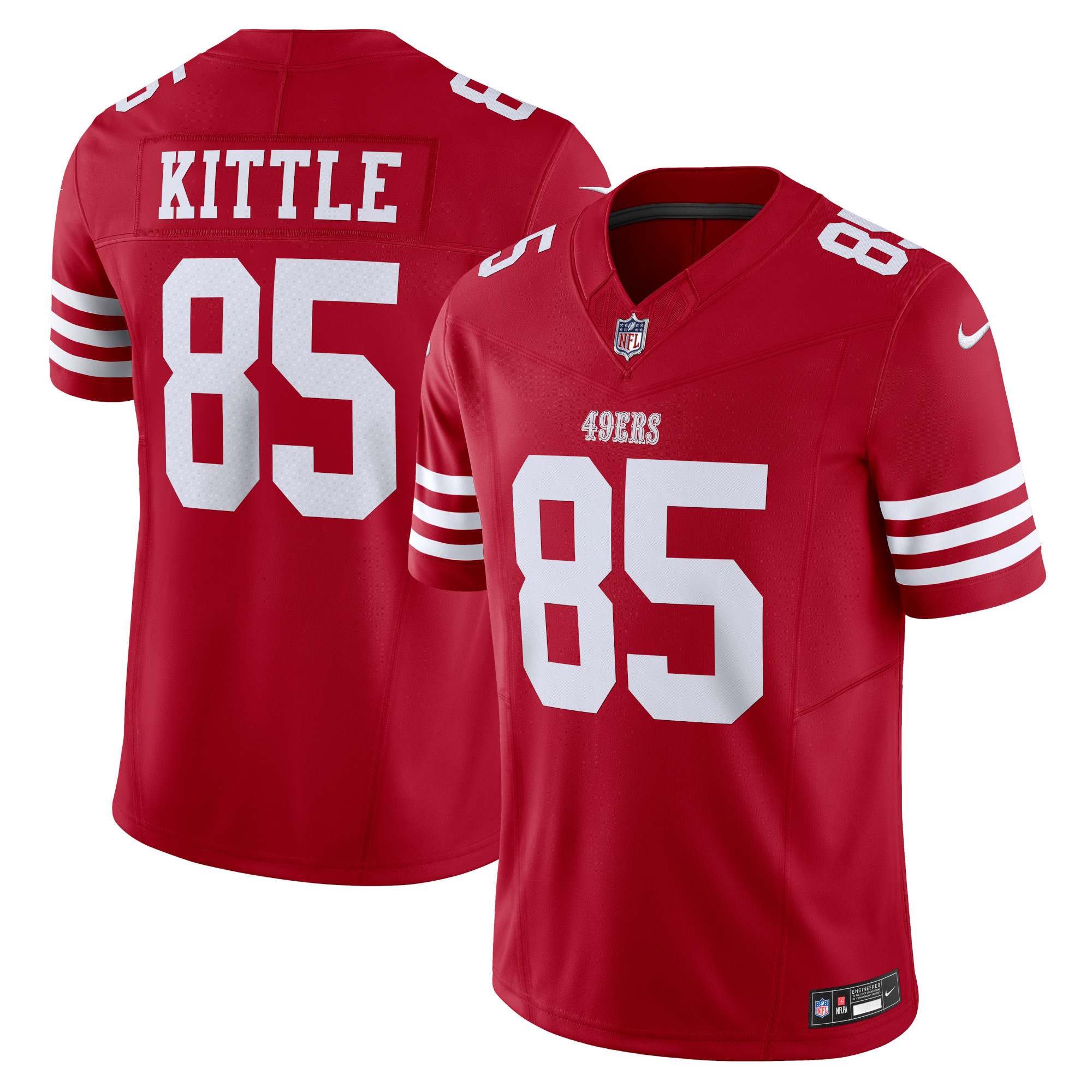 Nike George Kittle Scarlet San Francisco 49ers Vapor F.U.S.E. Limited-Trikot für Herren