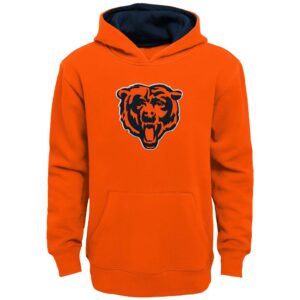 Orangefarbener Chicago Bears Prime Pullover-Kapuzenpullover für Jugendliche