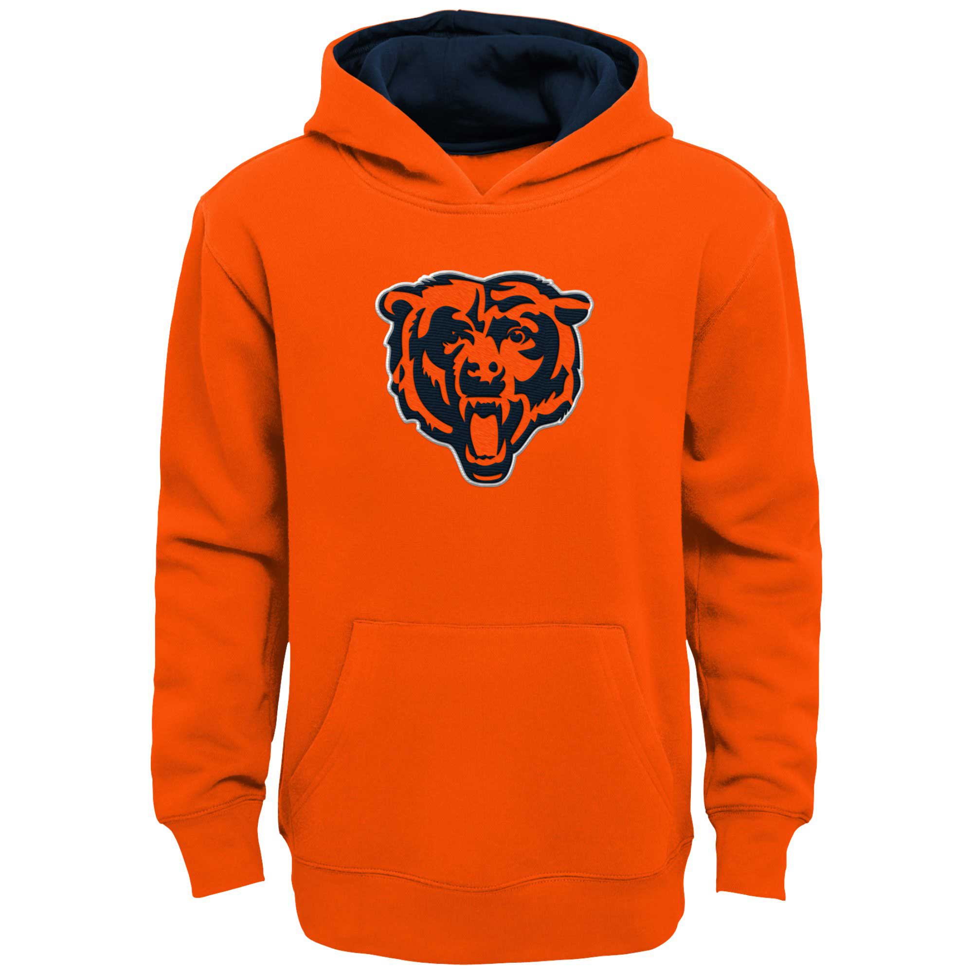 Orangefarbener Chicago Bears Prime Pullover-Kapuzenpullover für Jugendliche