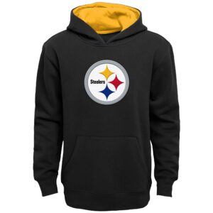 Schwarzer Jugend-Pullover-Hoodie der Pittsburgh Steelers Prime