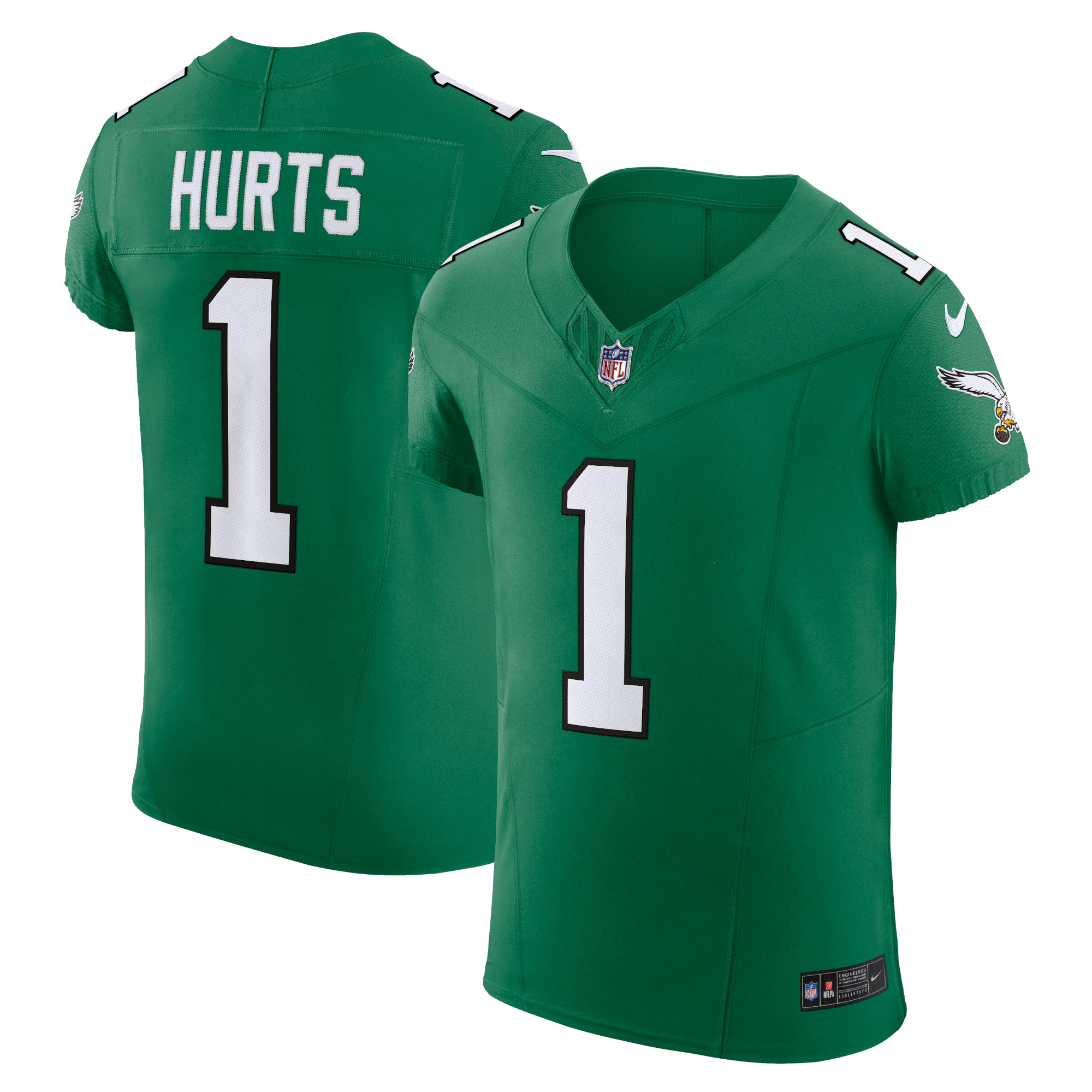 Nike Jalen Hurts Kelly Green Philadelphia Eagles 2. Alternatives Vapor F.U.S.E. Elite-Trikot für Herren