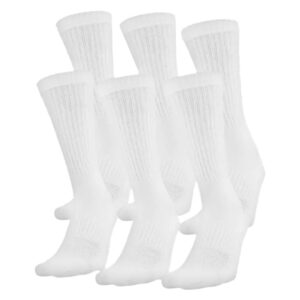 Under Armour Training Cotton Crew Socks 6-Pack – weiß XL