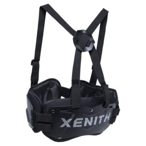 XENITH Xflexion Core Guard / Backplate + Rippenpolster – schwarz Gr. S