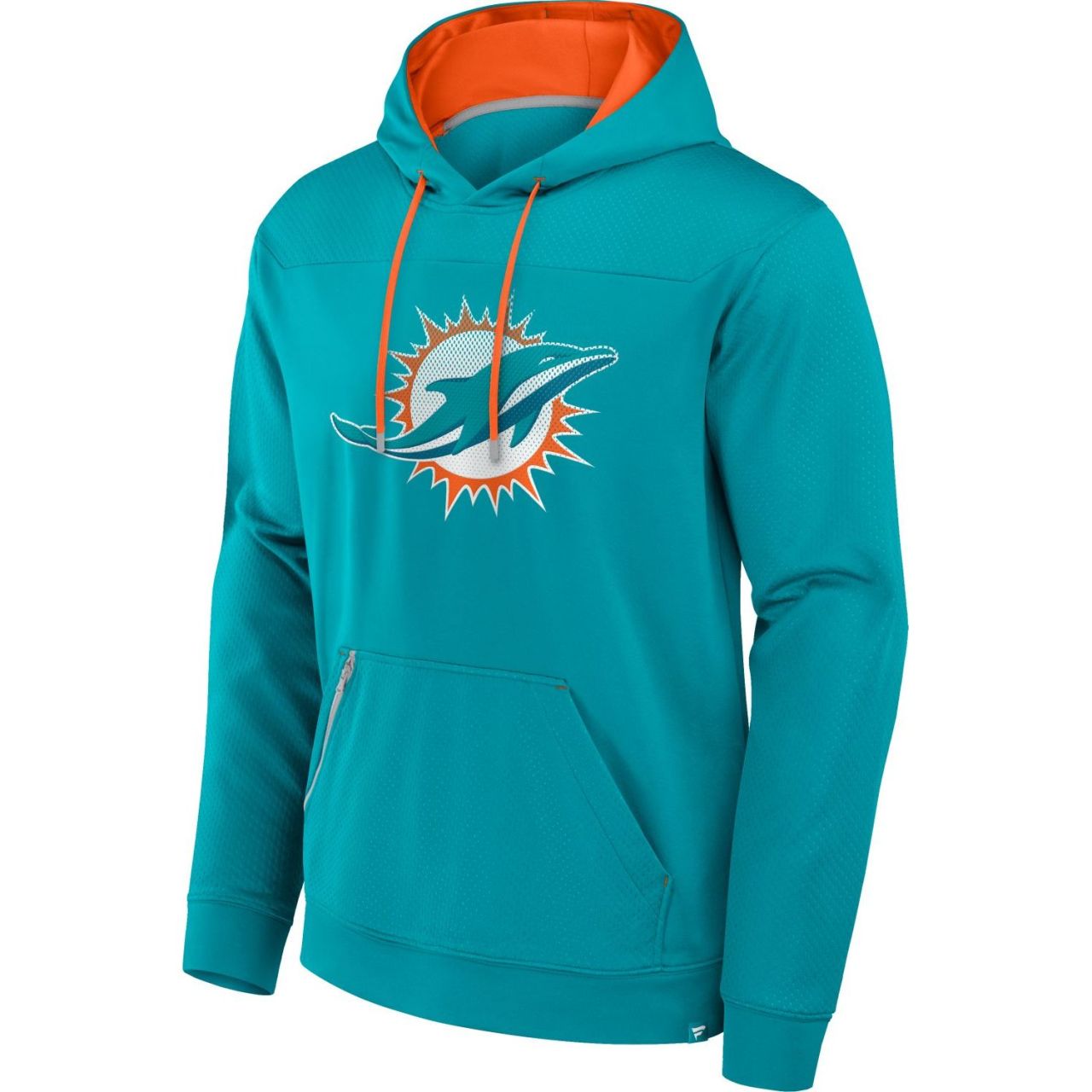 Miami Dolphins Defender Dotted NFL Hoody aqua