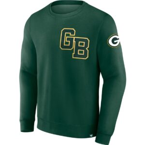 Green Bay Packers Varsity Letter NFL Fleece Pollover