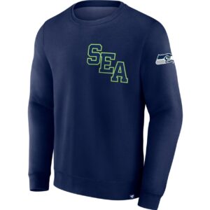 Seattle Seahawks Varsity Letter NFL Fleece Pollover