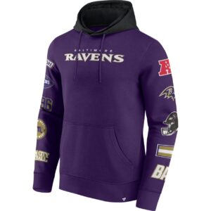 Baltimore Ravens NFL Sleeve Prints Hoody