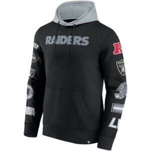 Las Vegas Raiders NFL Sleeve Prints Hoody